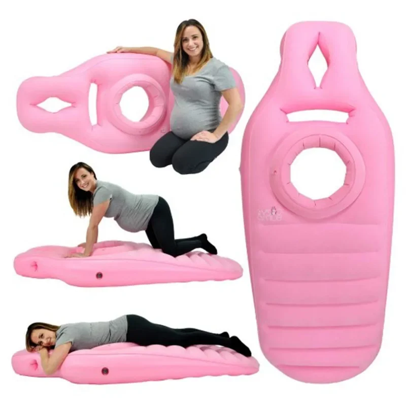 Yoga And Fitness Mat - Opblaasbaar zwangerschapskussen Yogamat voor zwangere vrouwen