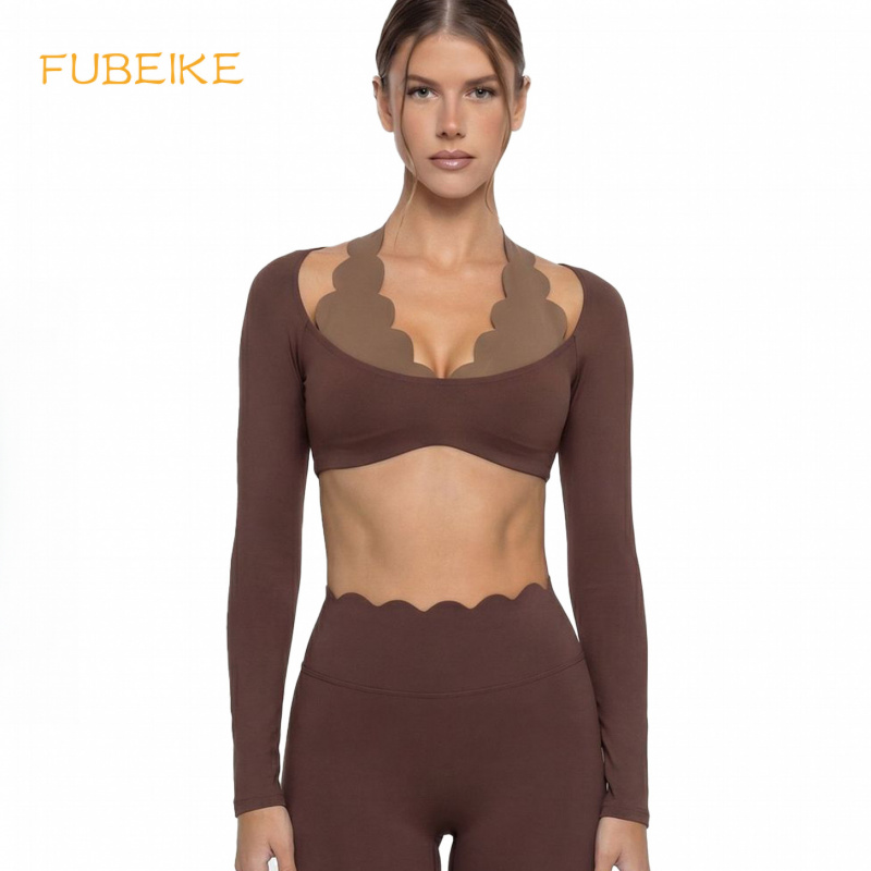 Yoga Blocks - Fake tweedelige yogakleding met kleurblokken en