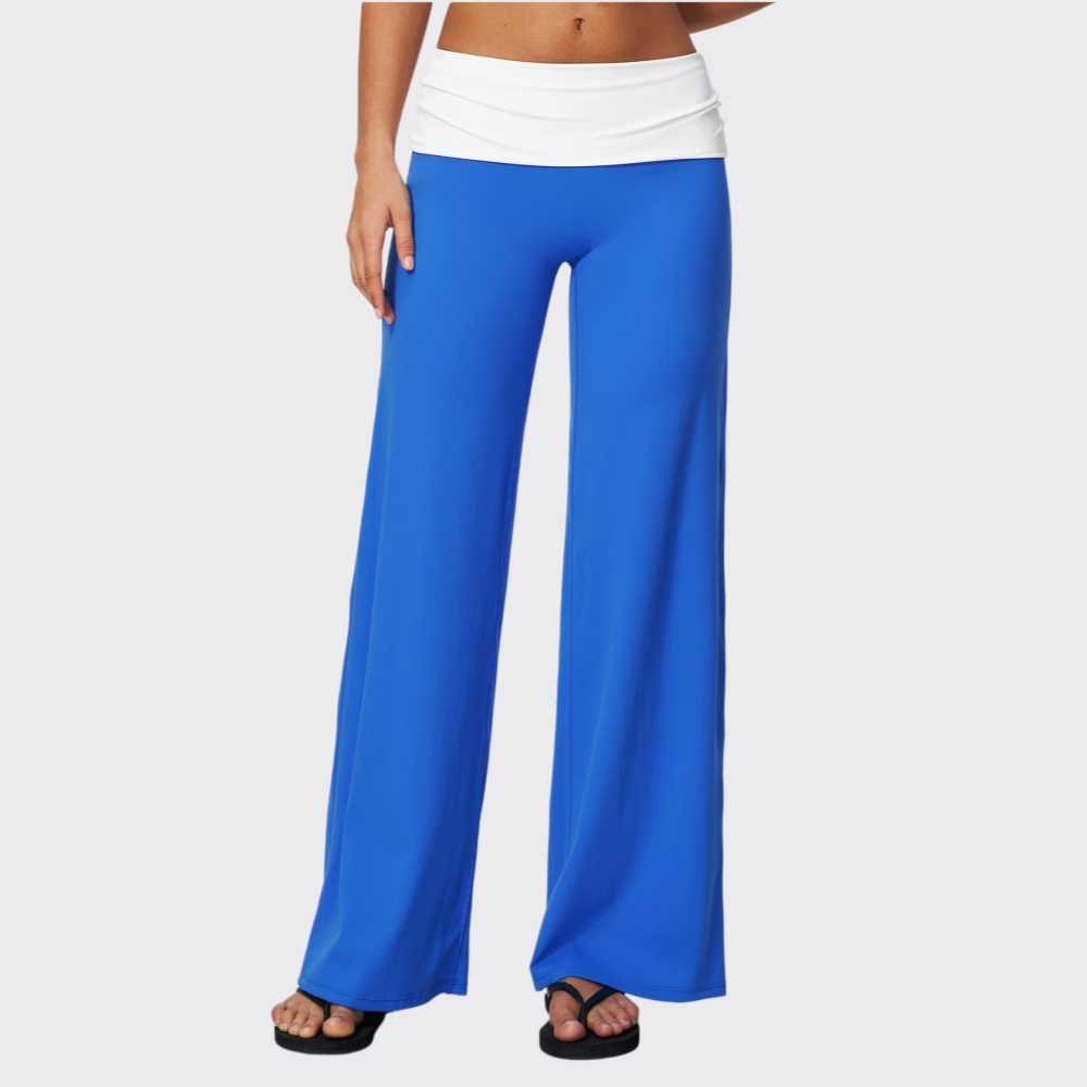 J-Yoga Fitness - Dames Yoga Rechte Broek Hoge Taille