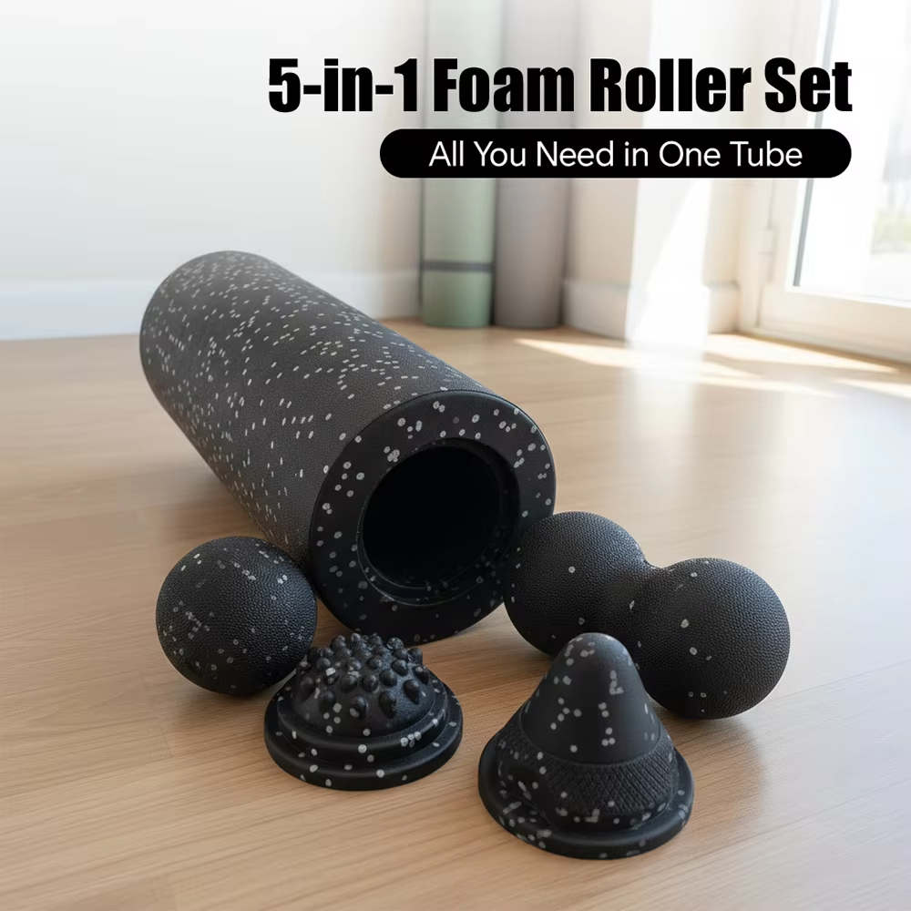 Foam Roller - 5-in-1 Fascia Roller Set Spierherstelset -
