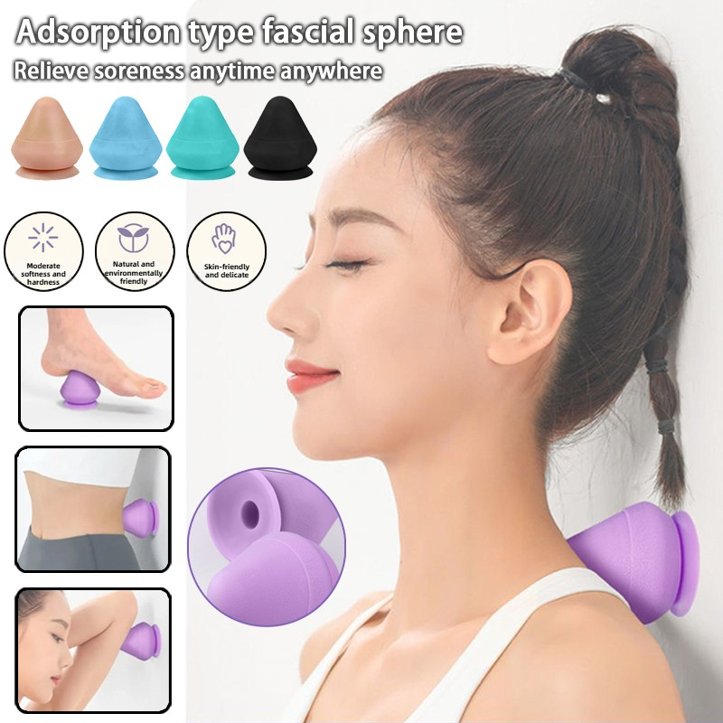 Shoulder Massage Ball - Nieuw Adsorptietype Fasciabal Massagekegel Voet Taille