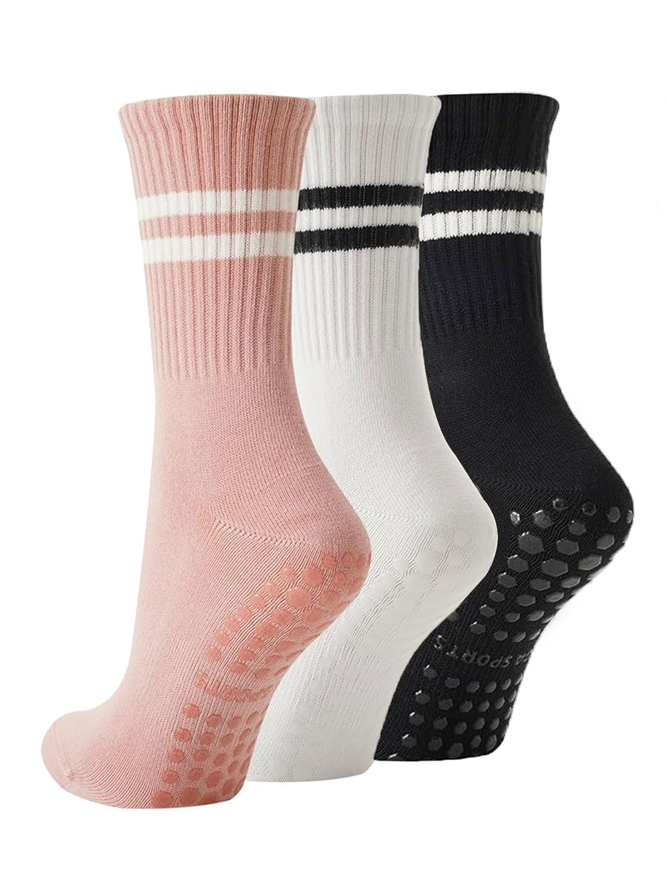 3 paar yogasokken, antislip pr - Yoga Fitness Pilates recensie en prijs