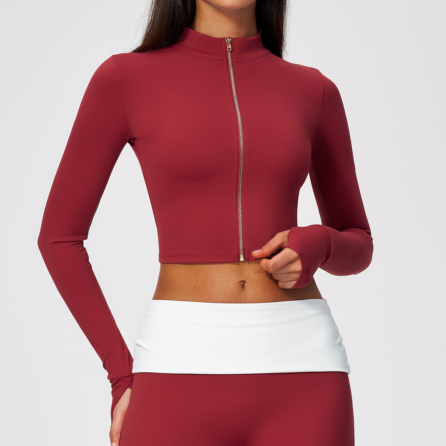Yogajas met lange mouwen, clou - Yoga Fitness Jacket recensie en prijs