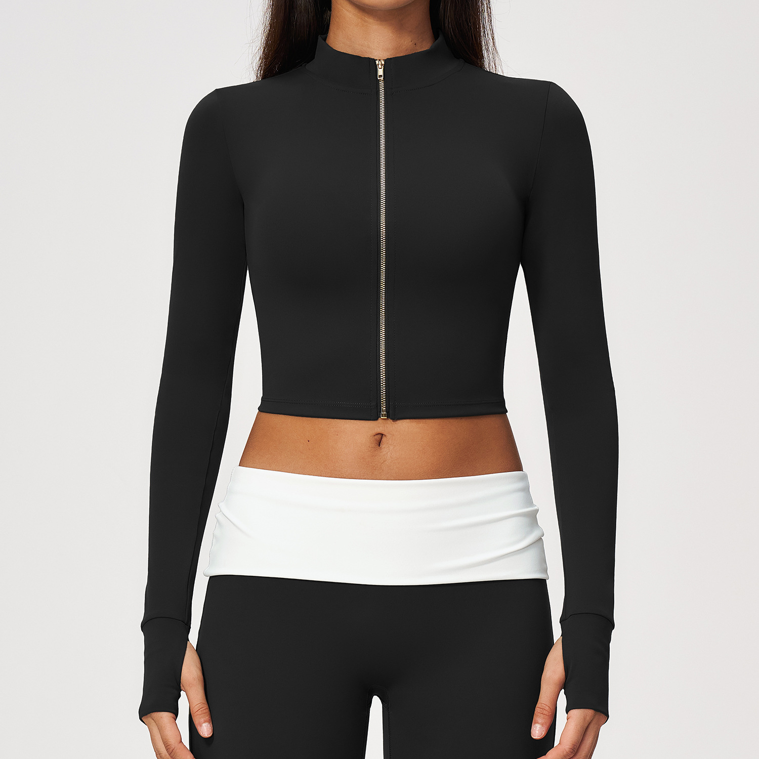 Yogajas met lange mouwen, clou - Yoga Fitness Jacket recensie en prijs