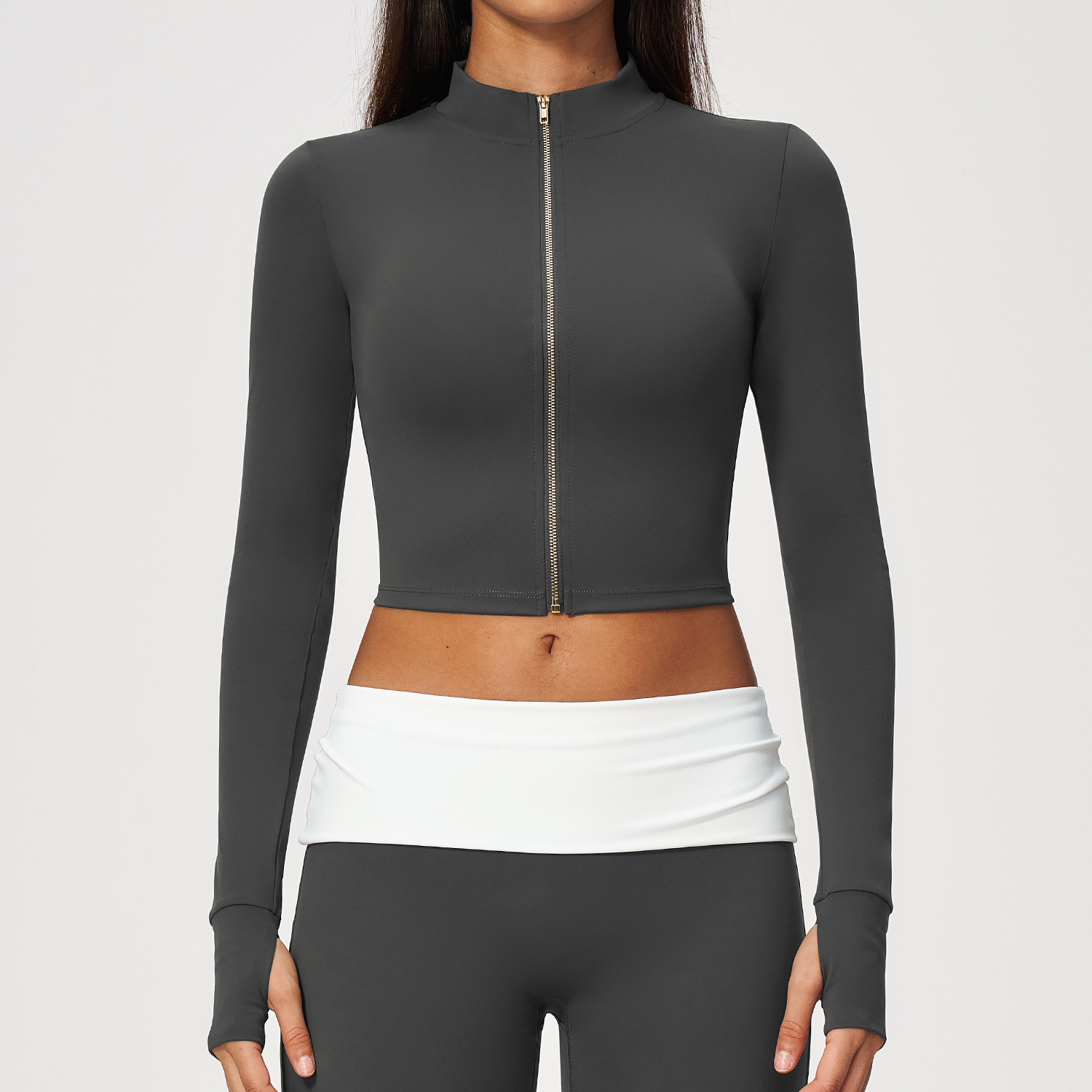 Yogajas met lange mouwen, clou - Yoga Fitness Jacket recensie en prijs